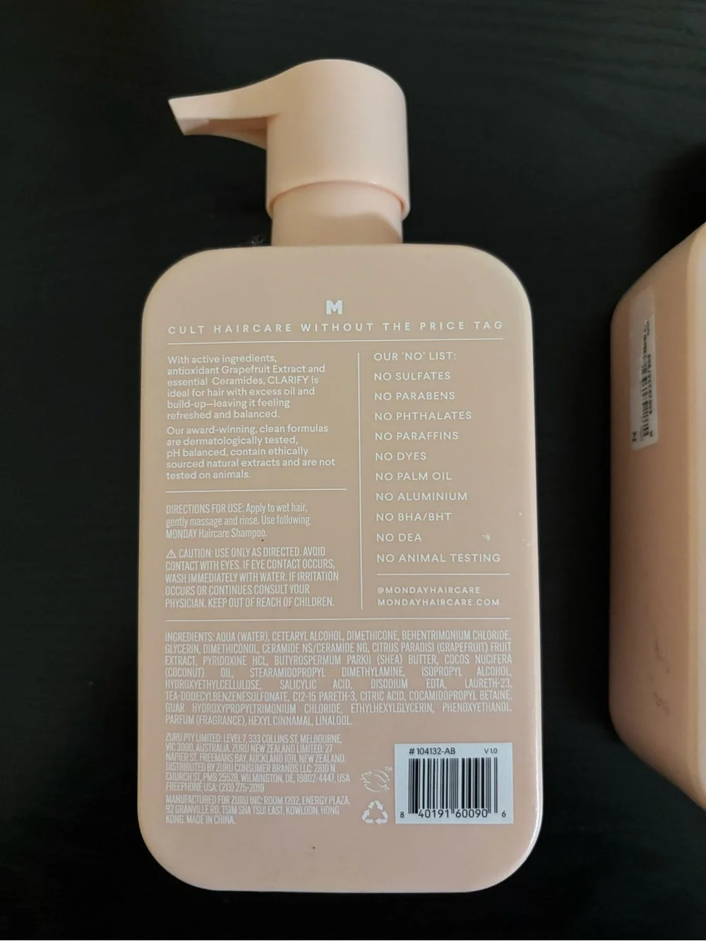MONDAY, NWOT UNOPENED Conditioner, 12 FL Oz